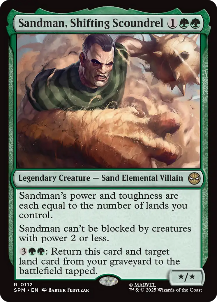 Sandman, Shifting Scoundrel [Marvel's Spider-Man] | Black Swamp Games