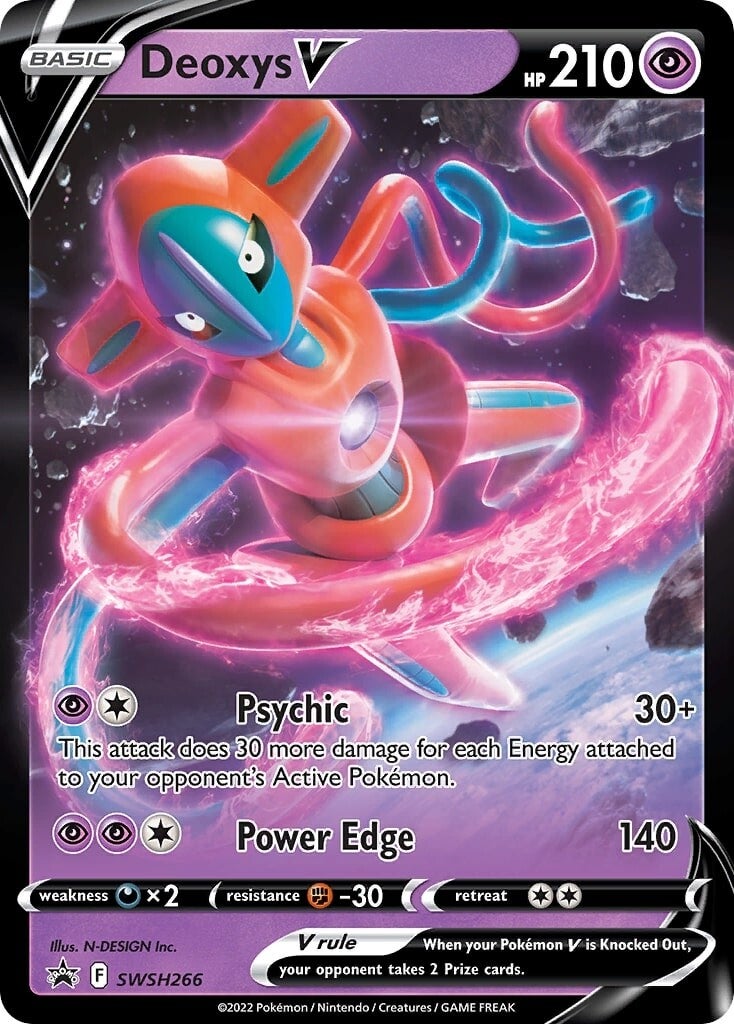Deoxys V (SWSH266) [Sword & Shield: Black Star Promos] | Black Swamp Games