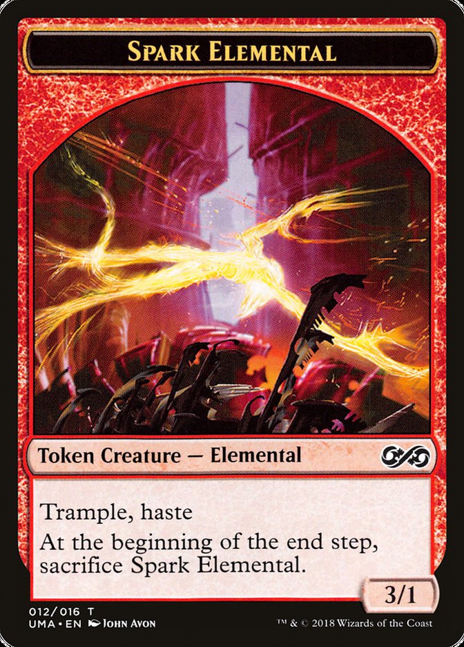 Spark Elemental Token [Ultimate Masters Tokens] | Black Swamp Games