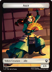 Food (0020) // Ally (0007) Double-Sided Token [Avatar: The Last Airbender Tokens] | Black Swamp Games