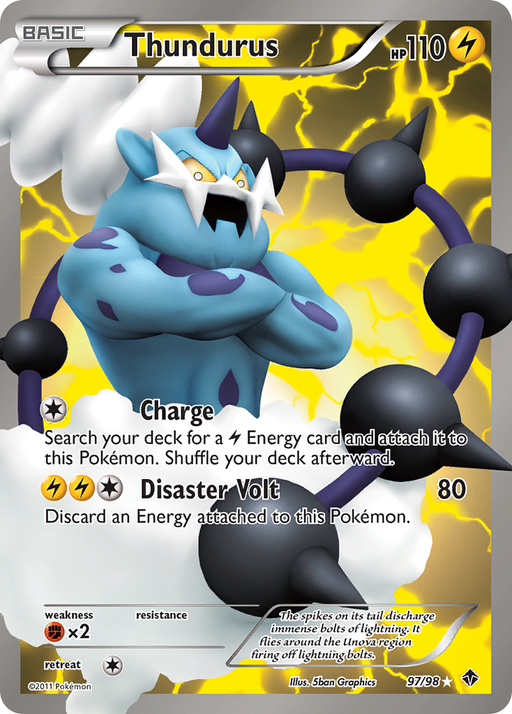 Thundurus (97/98) [Black & White: Emerging Powers] | Black Swamp Games