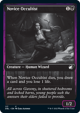 Novice Occultist [Innistrad: Double Feature] | Black Swamp Games
