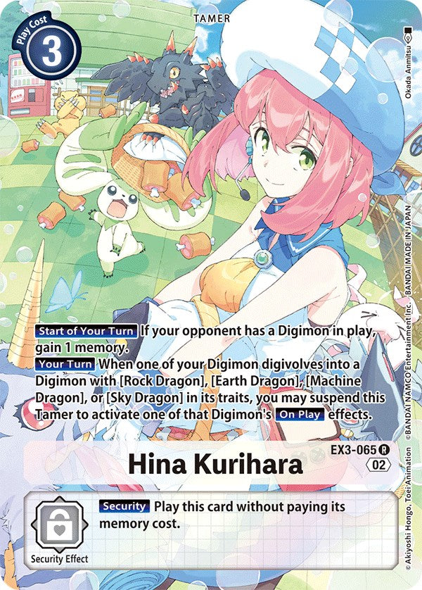 Hina Kurihara [EX3-065] (Alternate Art) [Draconic Roar] | Black Swamp Games