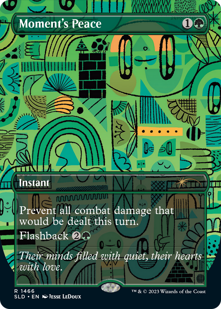 Moment's Peace (Rainbow Foil) [Secret Lair Drop Series] | Black Swamp Games