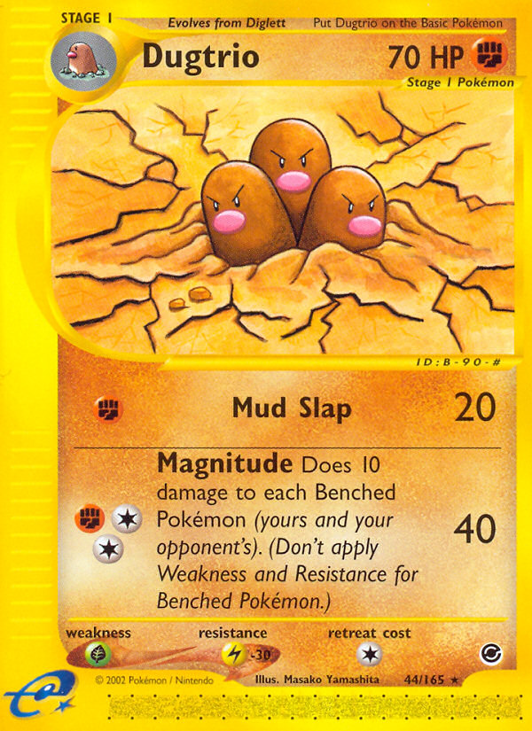 Dugtrio (44/165) [Expedition: Base Set] | Black Swamp Games