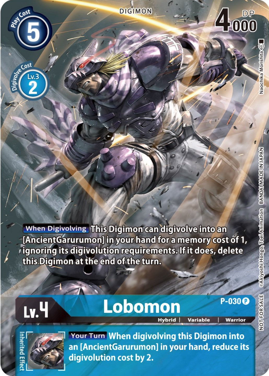 Lobomon [P-030] (2nd Anniversary Frontier Card) [Promotional Cards] | Black Swamp Games