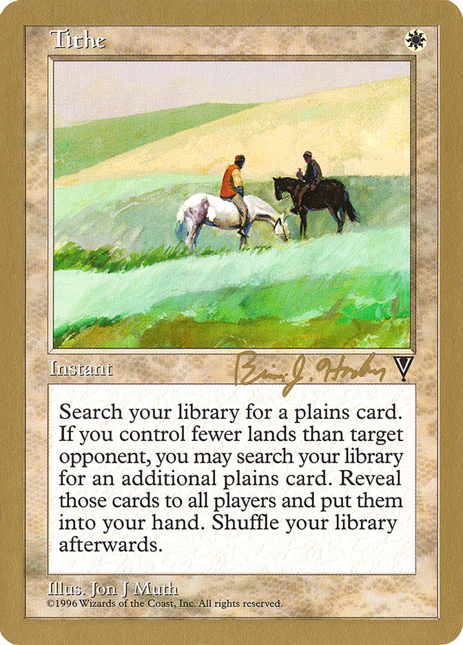 Tithe (Brian Hacker) [World Championship Decks 1998] | Black Swamp Games