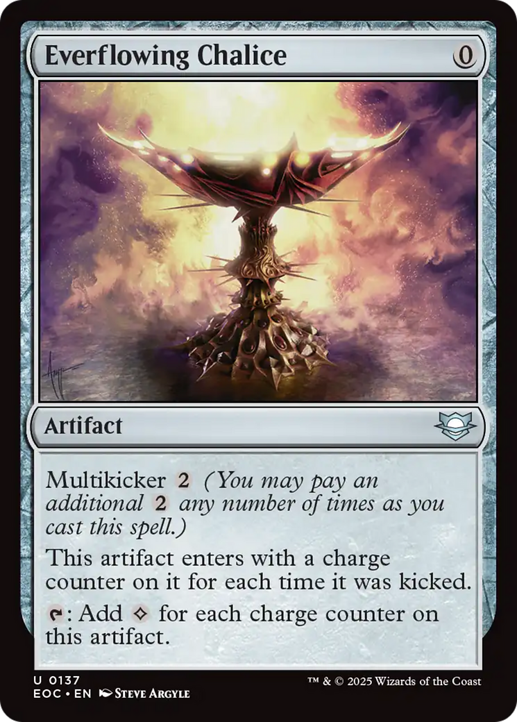 Everflowing Chalice [Edge of Eternities Commander] | Black Swamp Games