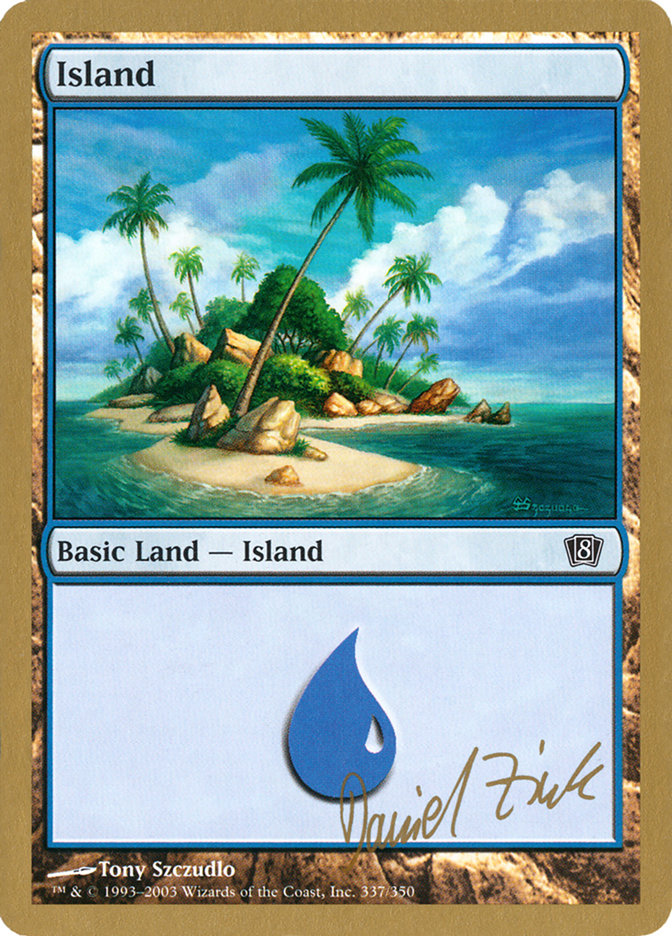 Island (dz337) (Daniel Zink) [World Championship Decks 2003] | Black Swamp Games