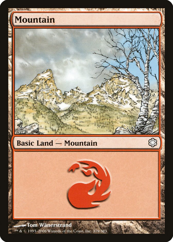 Mountain (379) [Coldsnap Theme Decks] | Black Swamp Games