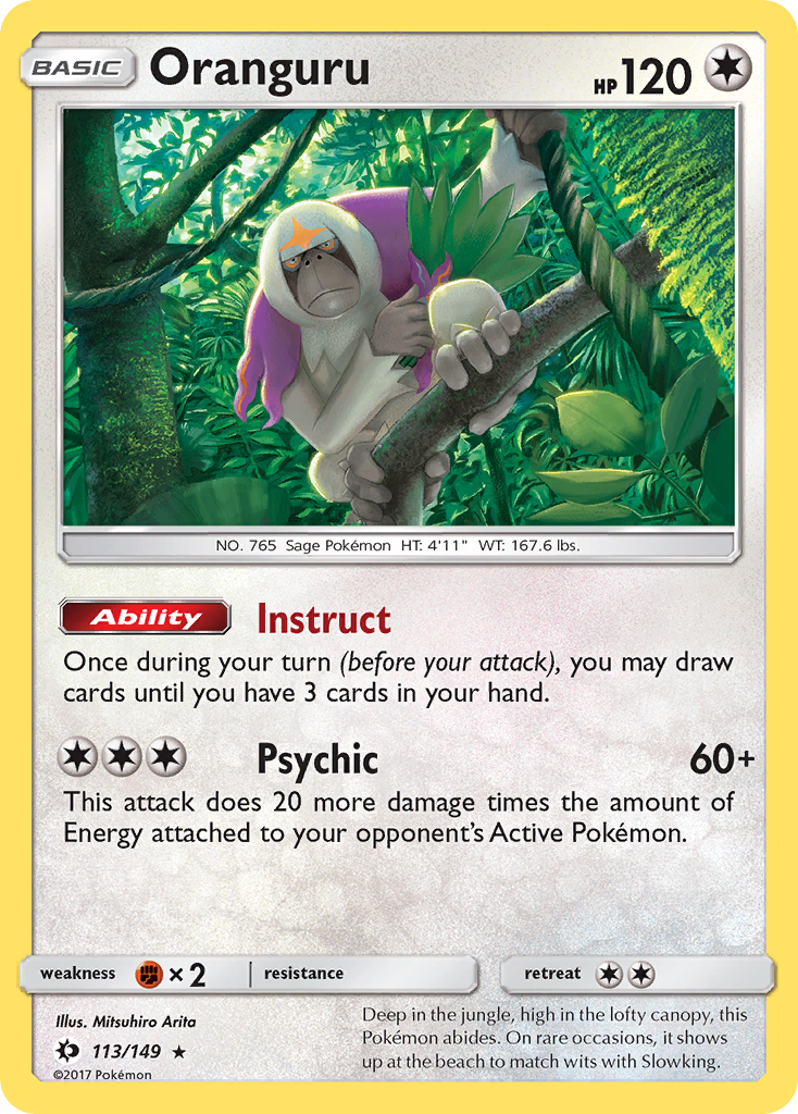 Oranguru (113/149) [Sun & Moon: Base Set] | Black Swamp Games