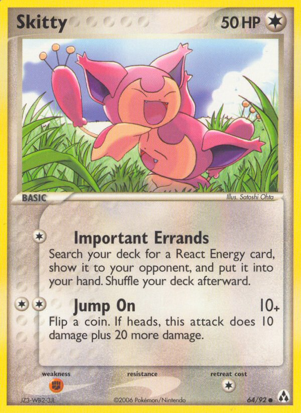 Skitty (64/92) [EX: Legend Maker] | Black Swamp Games