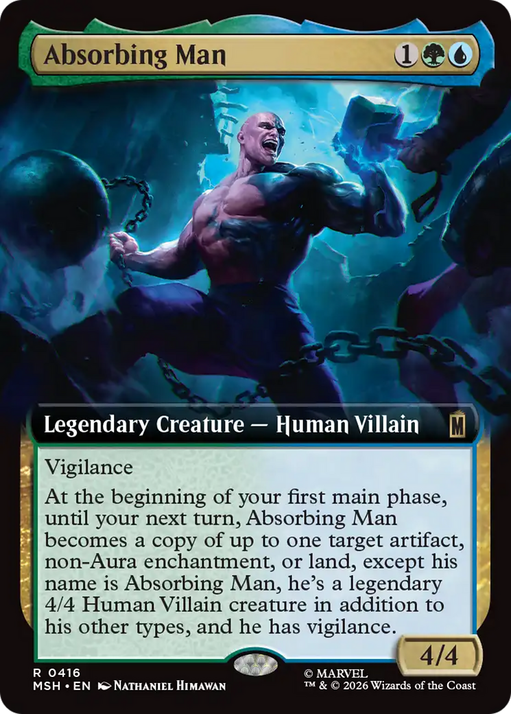 Absorbing Man (Extended Art) [Marvel Super Heroes] | Black Swamp Games