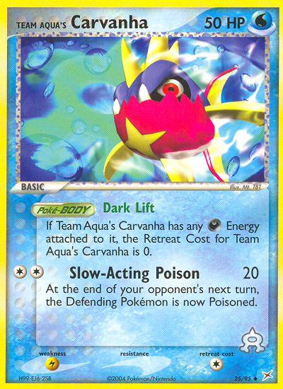 Team Aqua's Carvanha (25/95) [EX: Team Magma vs Team Aqua] | Black Swamp Games