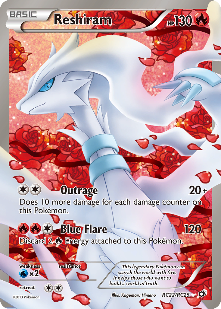 Reshiram (RC22/RC25) [Black & White: Legendary Treasures] | Black Swamp Games