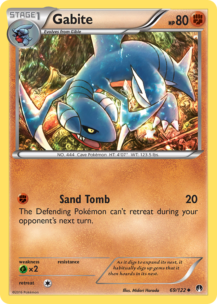 Gabite (69/122) [XY: BREAKpoint] | Black Swamp Games