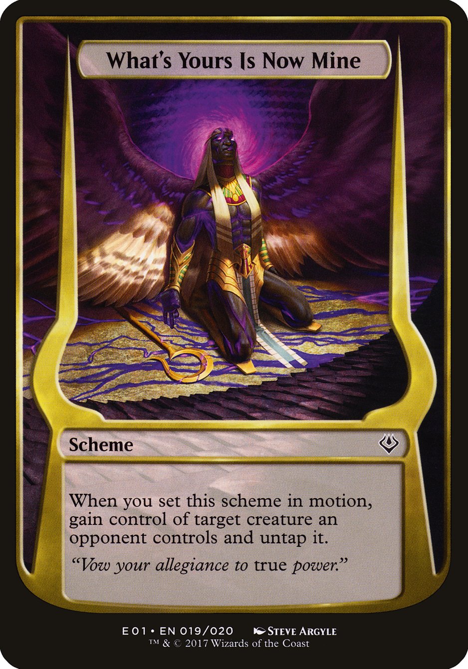 What's Yours Is Now Mine (Schemes) [Archenemy: Nicol Bolas Schemes] | Black Swamp Games