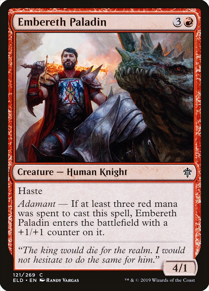Embereth Paladin [Throne of Eldraine] | Black Swamp Games