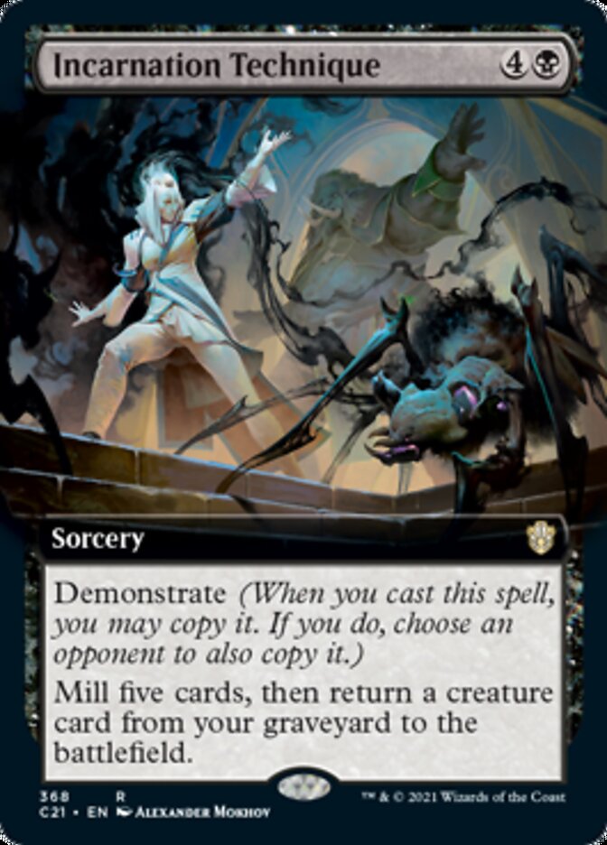 Incarnation Technique (Extended Art) [Commander 2021] | Black Swamp Games