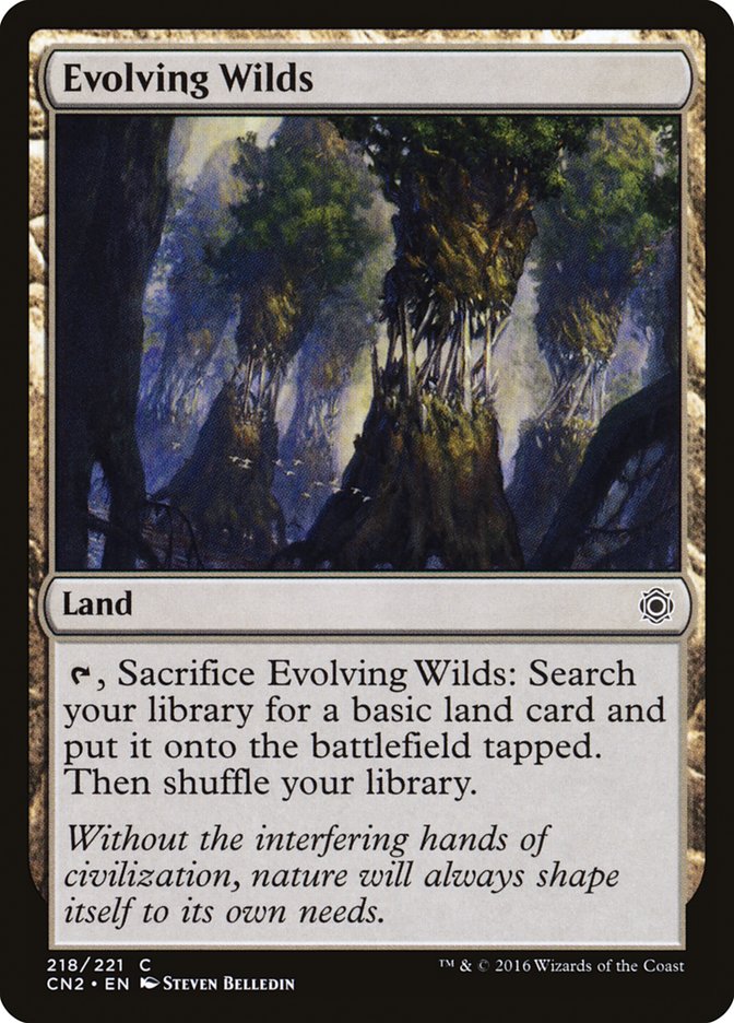 Evolving Wilds [Conspiracy: Take the Crown] | Black Swamp Games