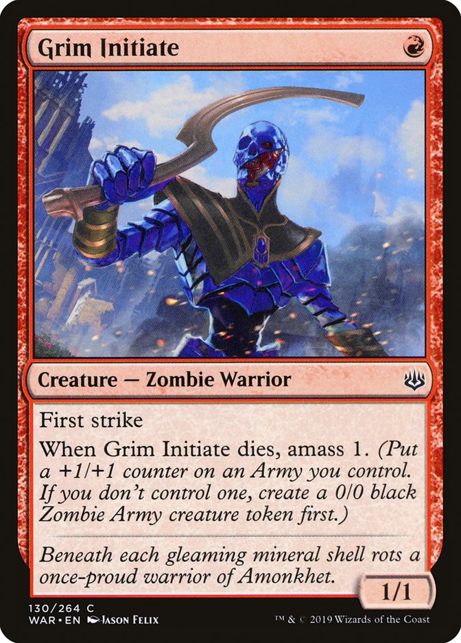 Grim Initiate [War of the Spark] | Black Swamp Games