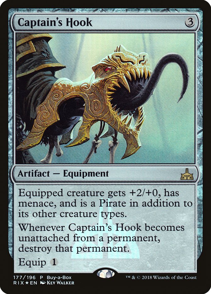 Captain's Hook (Buy-A-Box) [Rivals of Ixalan Promos] | Black Swamp Games
