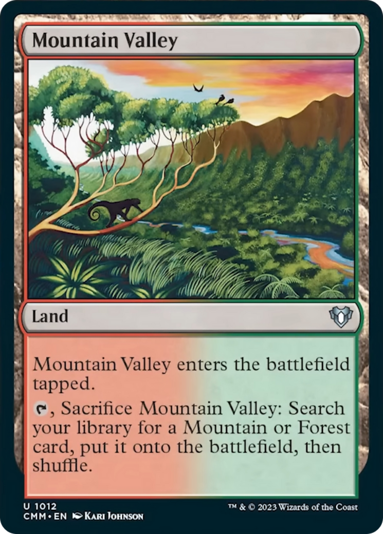 Mountain Valley [Commander Masters] | Black Swamp Games