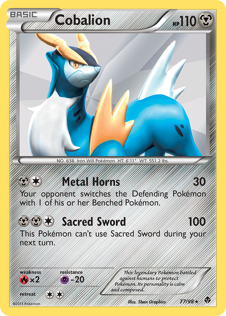 Cobalion (77/98) [Black & White: Emerging Powers] | Black Swamp Games