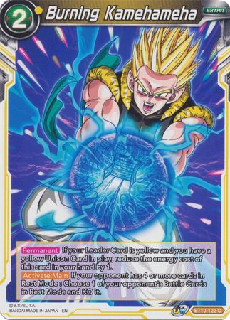 Burning Kamehameha (BT10-122) [Rise of the Unison Warrior 2nd Edition] | Black Swamp Games