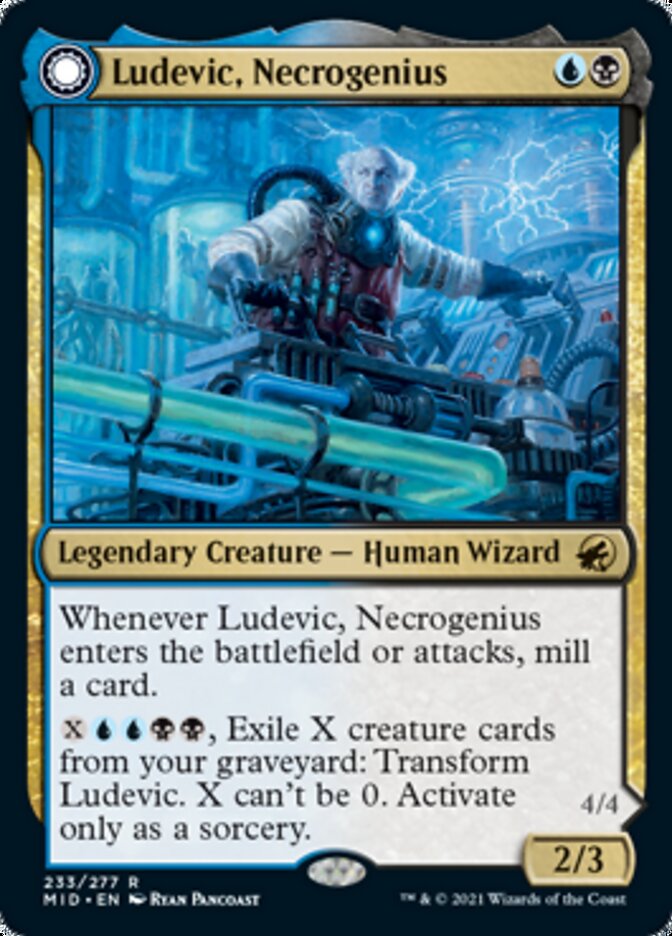 Ludevic, Necrogenius // Olag, Ludevic's Hubris [Innistrad: Midnight Hunt] | Black Swamp Games