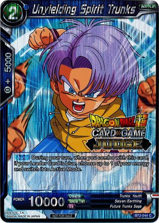 Unyielding Spirit Trunks (BT2-044) [Judge Promotion Cards] | Black Swamp Games