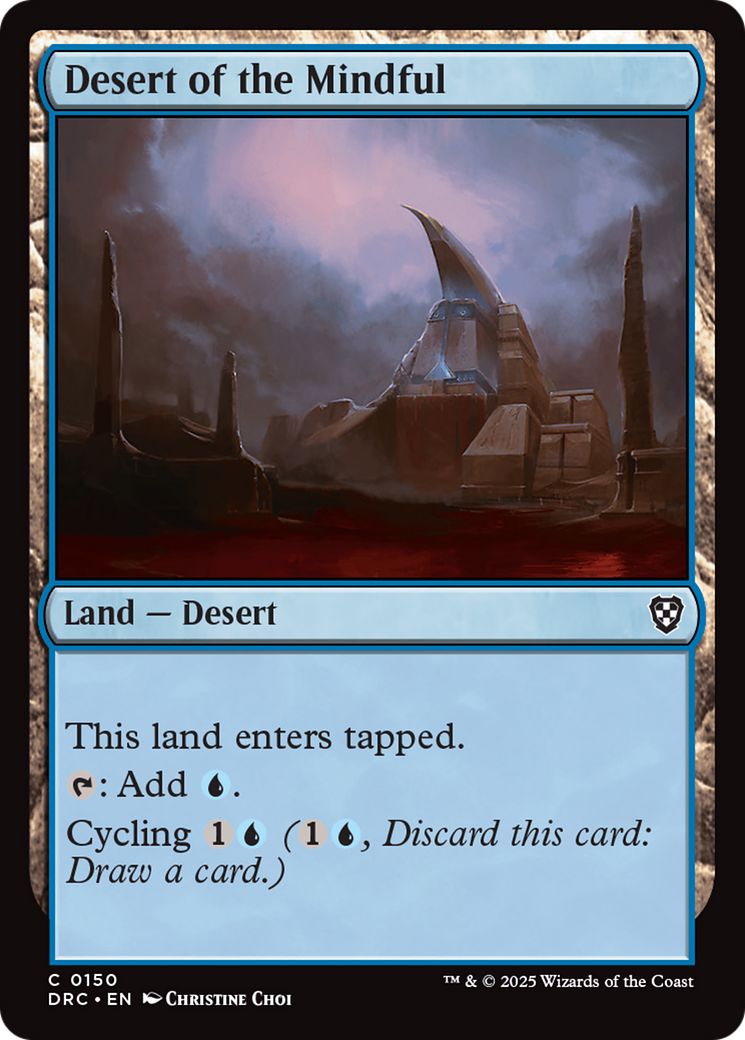 Desert of the Mindful [Aetherdrift Commander] | Black Swamp Games