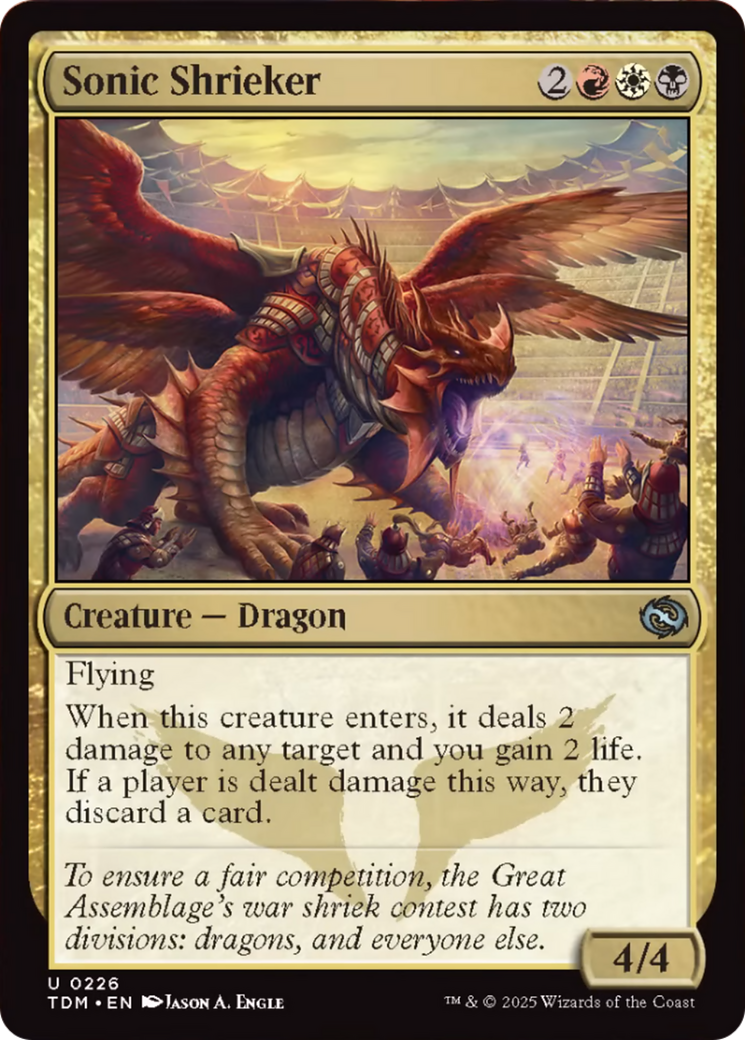 Sonic Shrieker [Tarkir: Dragonstorm] | Black Swamp Games
