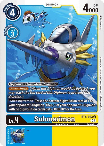 Submarimon [BT8-023] [New Awakening] | Black Swamp Games