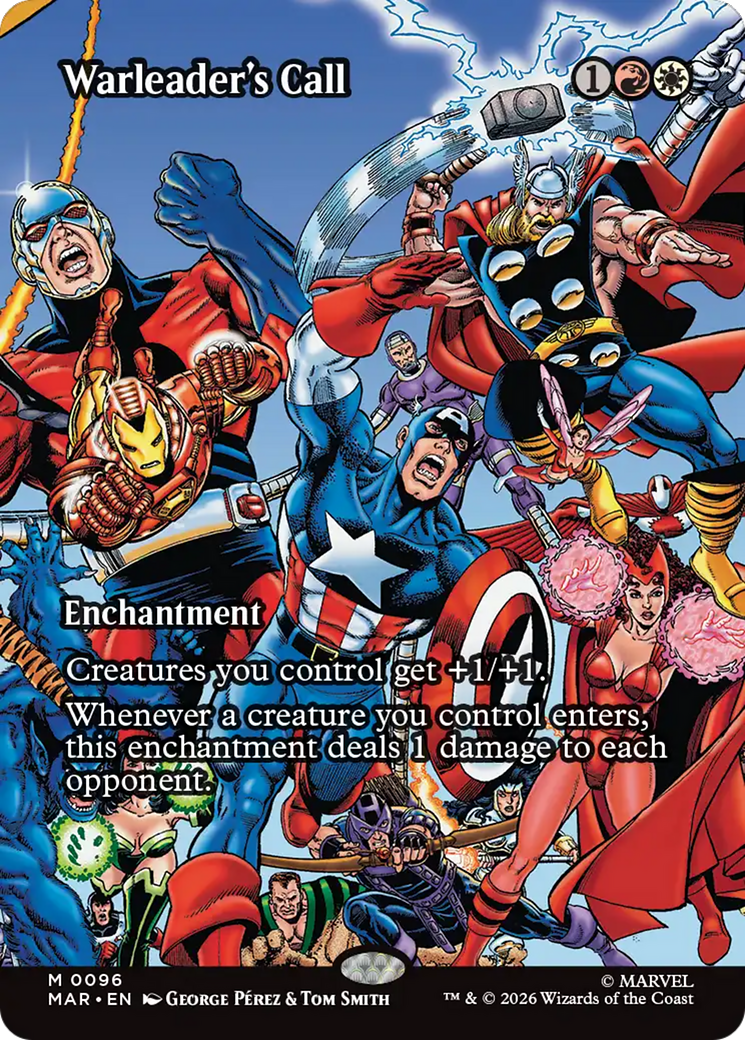 Warleader's Call (Borderless) [Marvel Universe: Eternal-Legal] | Black Swamp Games