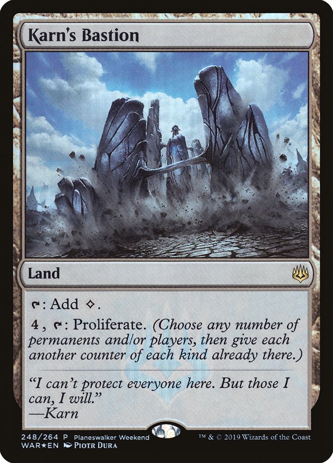 Karn's Bastion (Planeswalker Weekend) [War of the Spark Promos] | Black Swamp Games