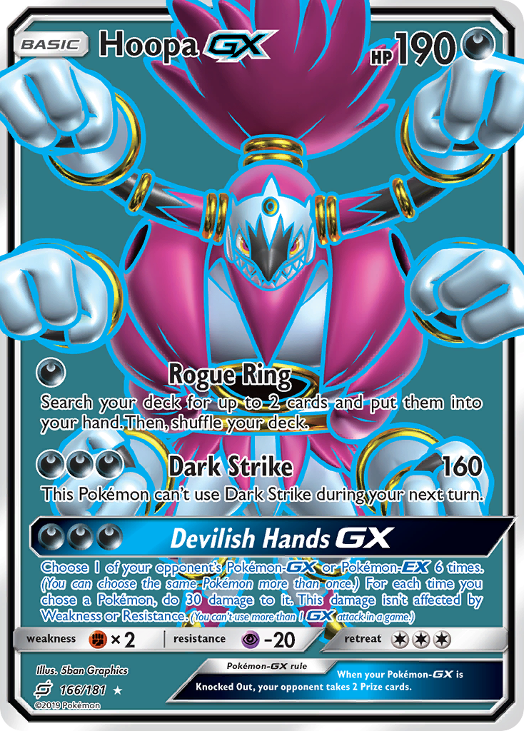 Hoopa GX (166/181) [Sun & Moon: Team Up] | Black Swamp Games