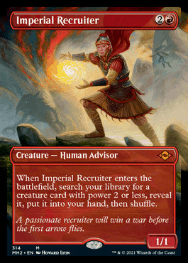 Imperial Recruiter (Borderless Alternate Art) [Modern Horizons 2] | Black Swamp Games