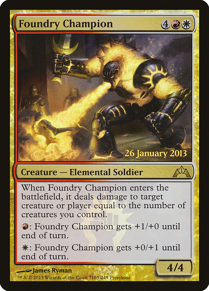 Foundry Champion [Gatecrash Prerelease Promos] | Black Swamp Games