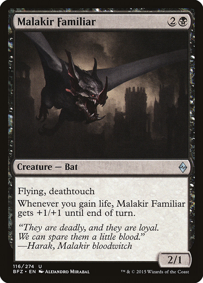 Malakir Familiar [Battle for Zendikar] | Black Swamp Games