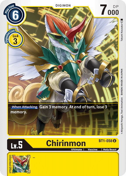 Chirinmon [BT1-058] [Release Special Booster Ver.1.0] | Black Swamp Games