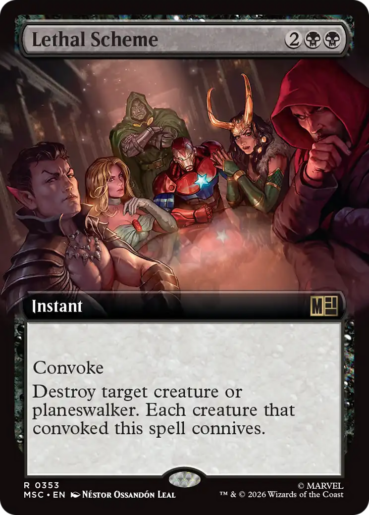Lethal Scheme (Extended Art) [Marvel Super Heroes Commander] | Black Swamp Games