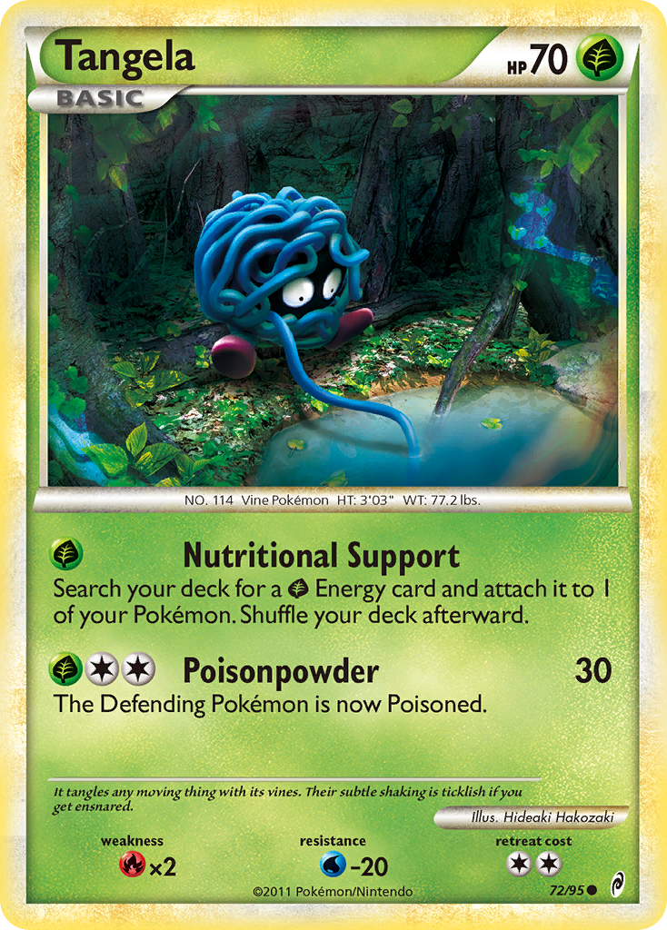Tangela (72/95) [HeartGold & SoulSilver: Call of Legends] | Black Swamp Games