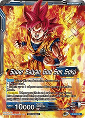 Super Saiyan God Son Goku // SSGSS Son Goku, Soul Striker Reborn (Gold Stamped) (P-211) [Promotion Cards] | Black Swamp Games