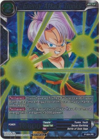 Energy Attack Trunks (P-004) [Promotion Cards] | Black Swamp Games