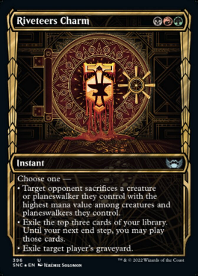 Riveteers Charm (Showcase Golden Age Gilded Foil) [Streets of New Capenna] | Black Swamp Games