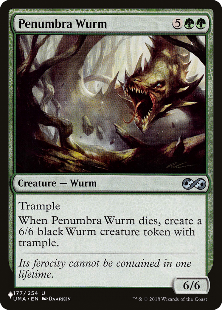 Penumbra Wurm [The List Reprints] | Black Swamp Games