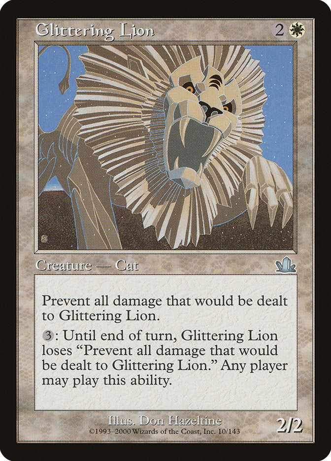 Glittering Lion [Prophecy] | Black Swamp Games