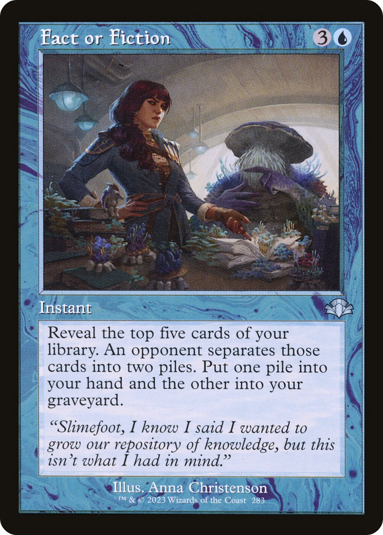 Fact or Fiction (Retro) [Dominaria Remastered] | Black Swamp Games