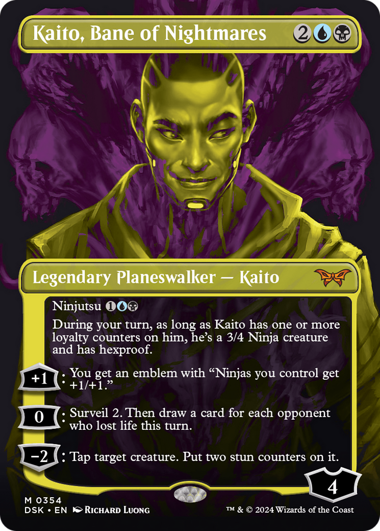 Kaito, Bane of Nightmares (Showcase) [Duskmourn: House of Horror] | Black Swamp Games